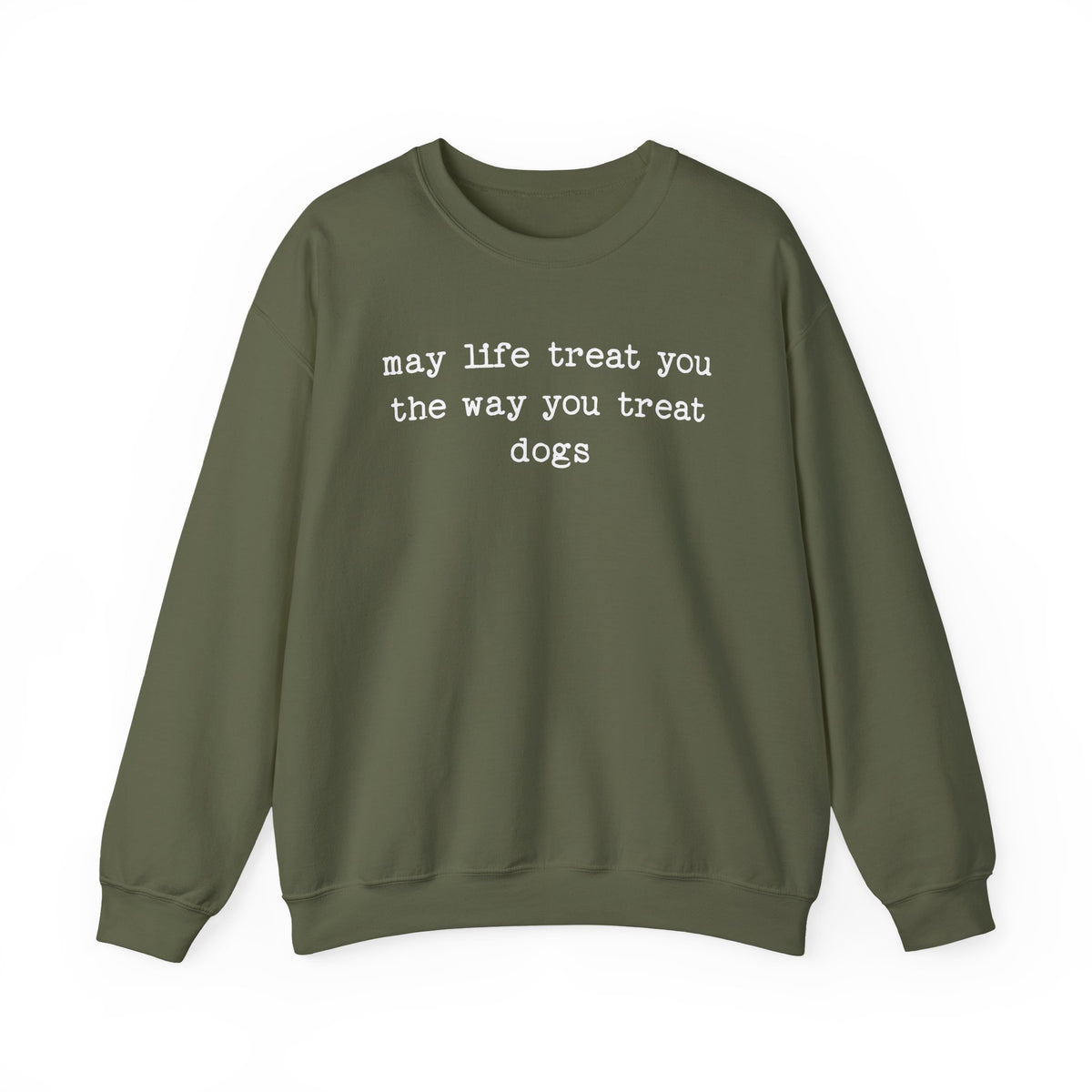 Treat Dogs Well Crewneck Sweatshirt