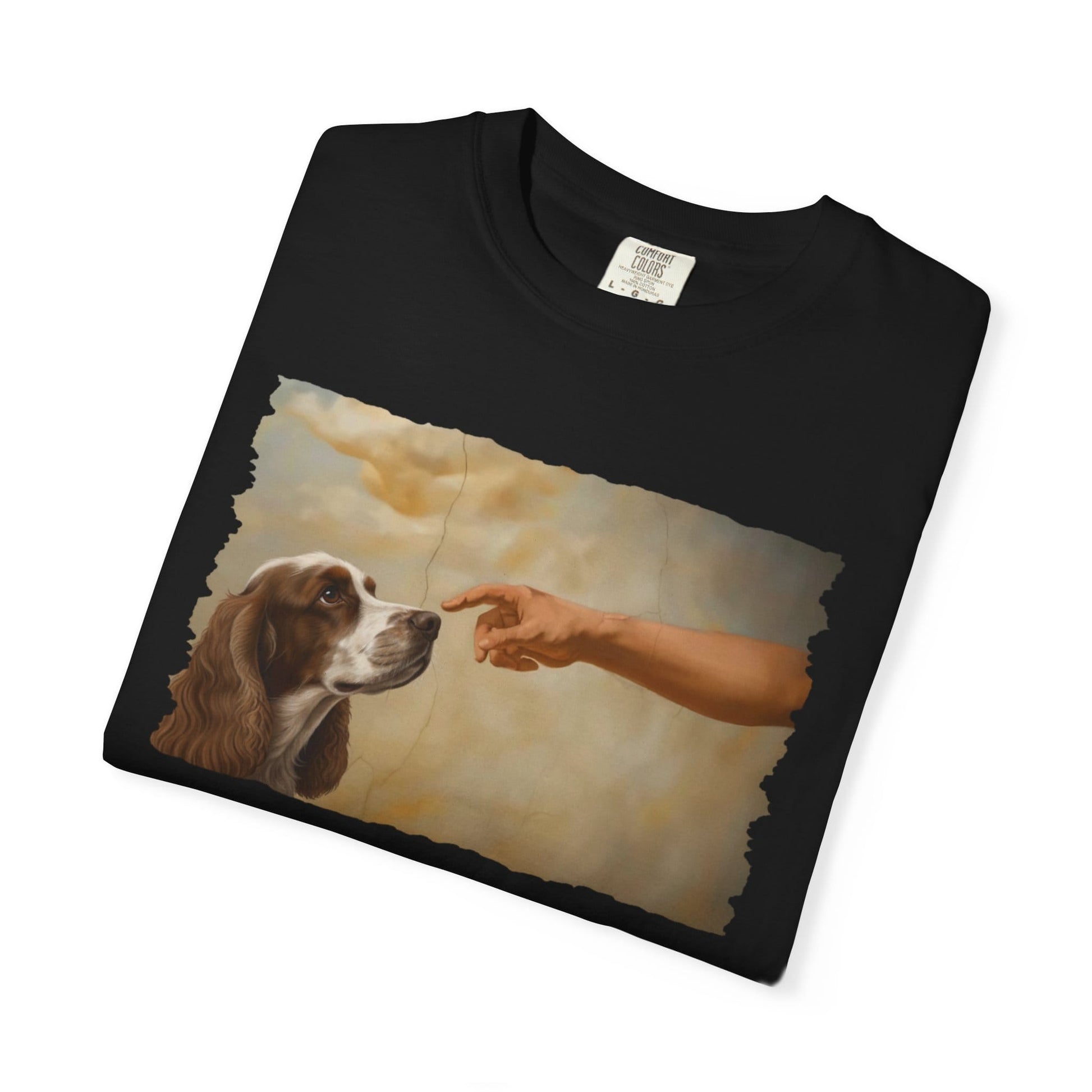 God Creates Cocker Spaniel Premium Tee