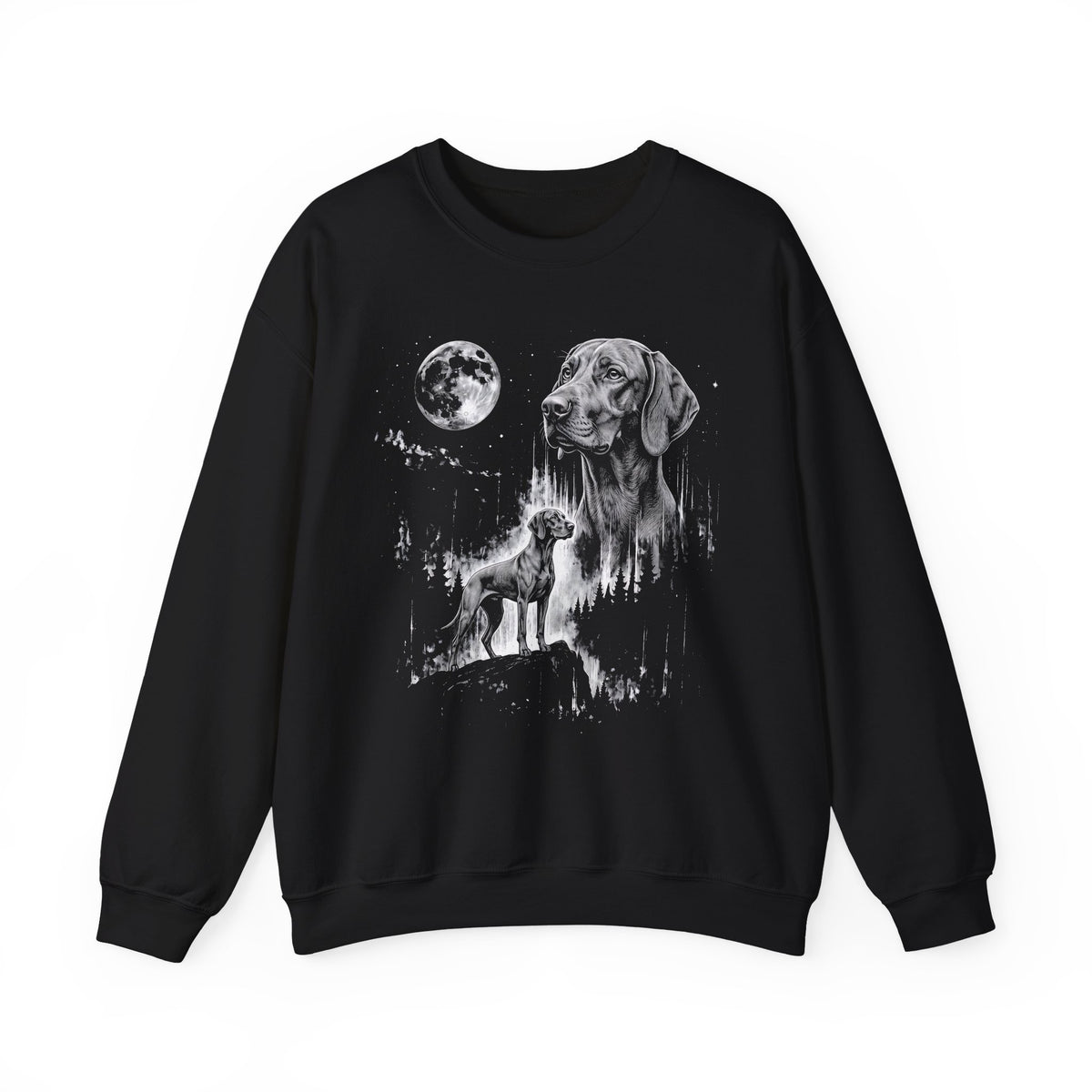 Vizsla Moonlight Crewneck Sweatshirt
