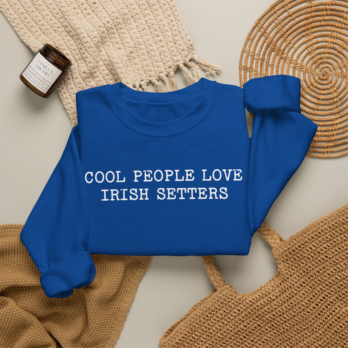 Cool People Love Irish Setters Crewneck Sweatshirt
