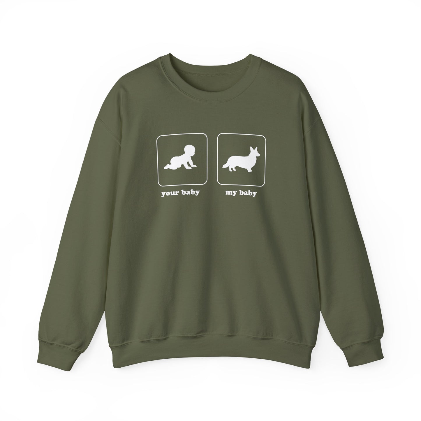 Cardigan Welsh Corgi Baby Crewneck Sweatshirt
