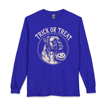Boxer Trick or Treat Halloween Long Sleeve