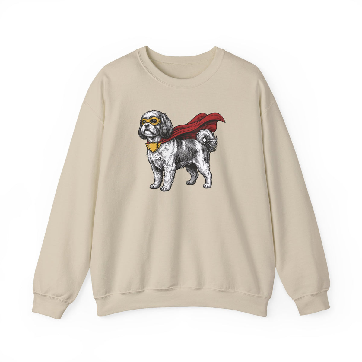 Shih Tzu Superhero Crewneck Sweatshirt