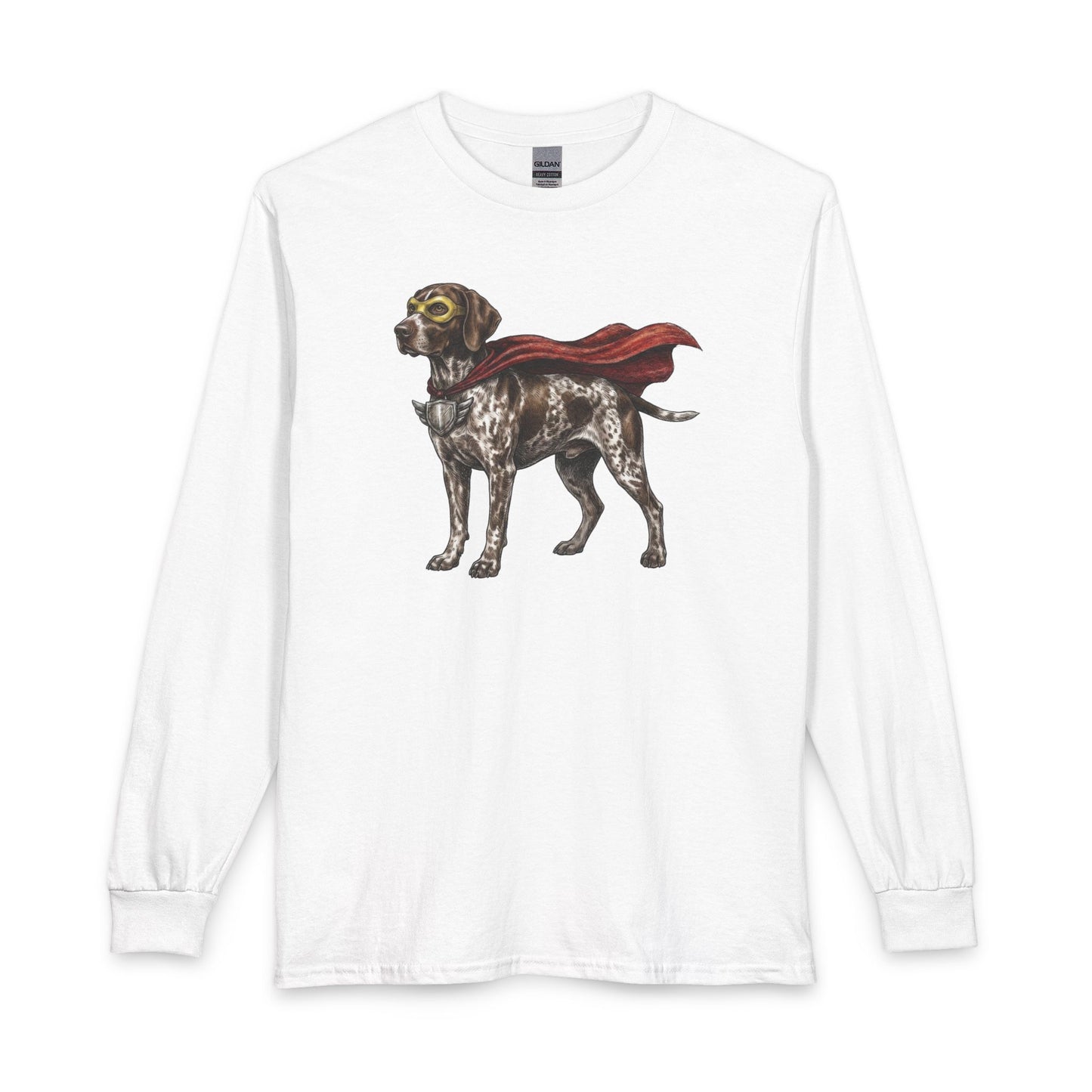 German Shorthaired Pointer Superhero Long Sleeve
