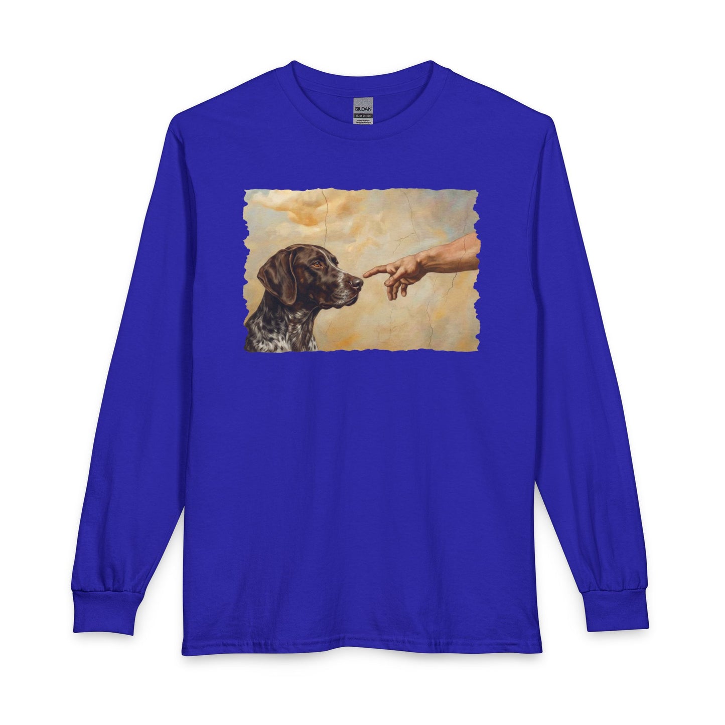 God Creates German Shorthaired Pointer Long Sleeve