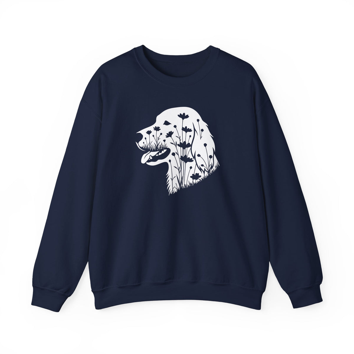 English Setter Flowers Crewneck Sweatshirt