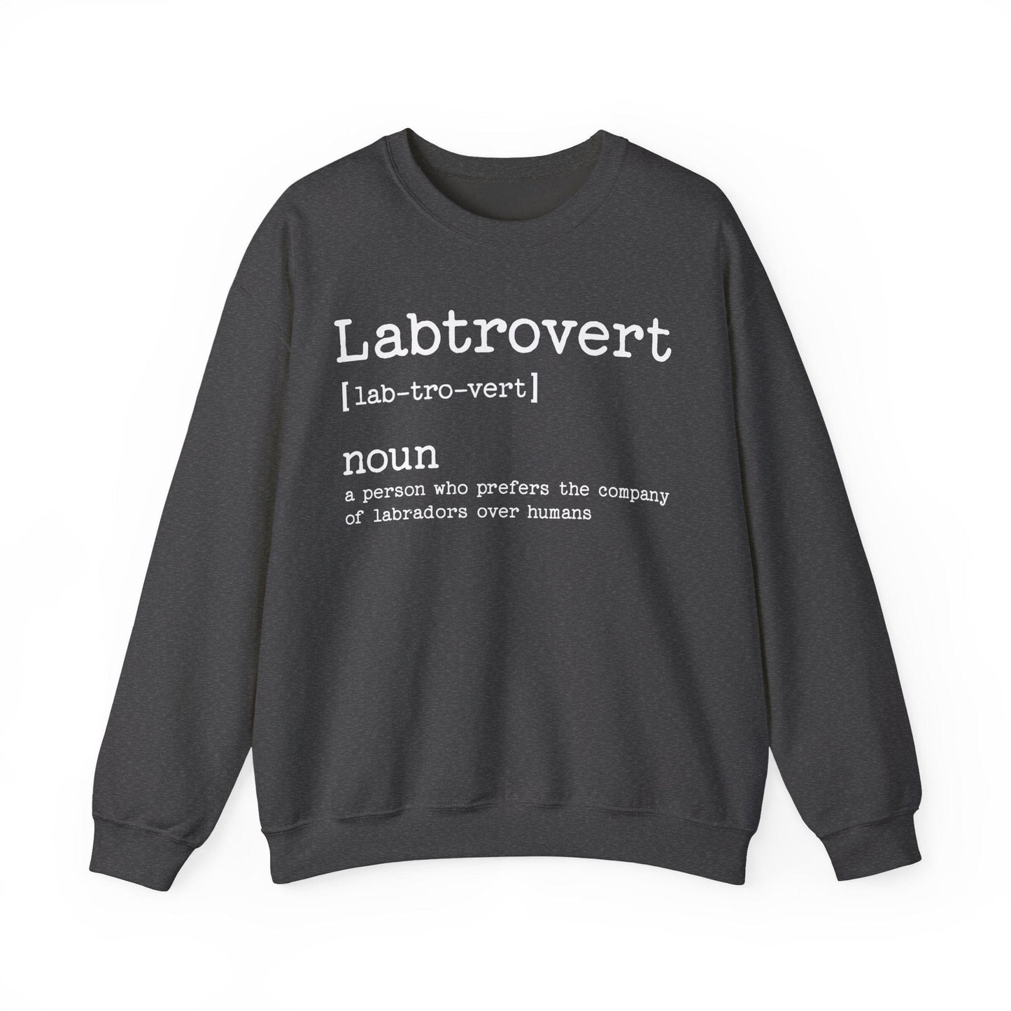 Labtrovert Crewneck Sweatshirt Dark Heather