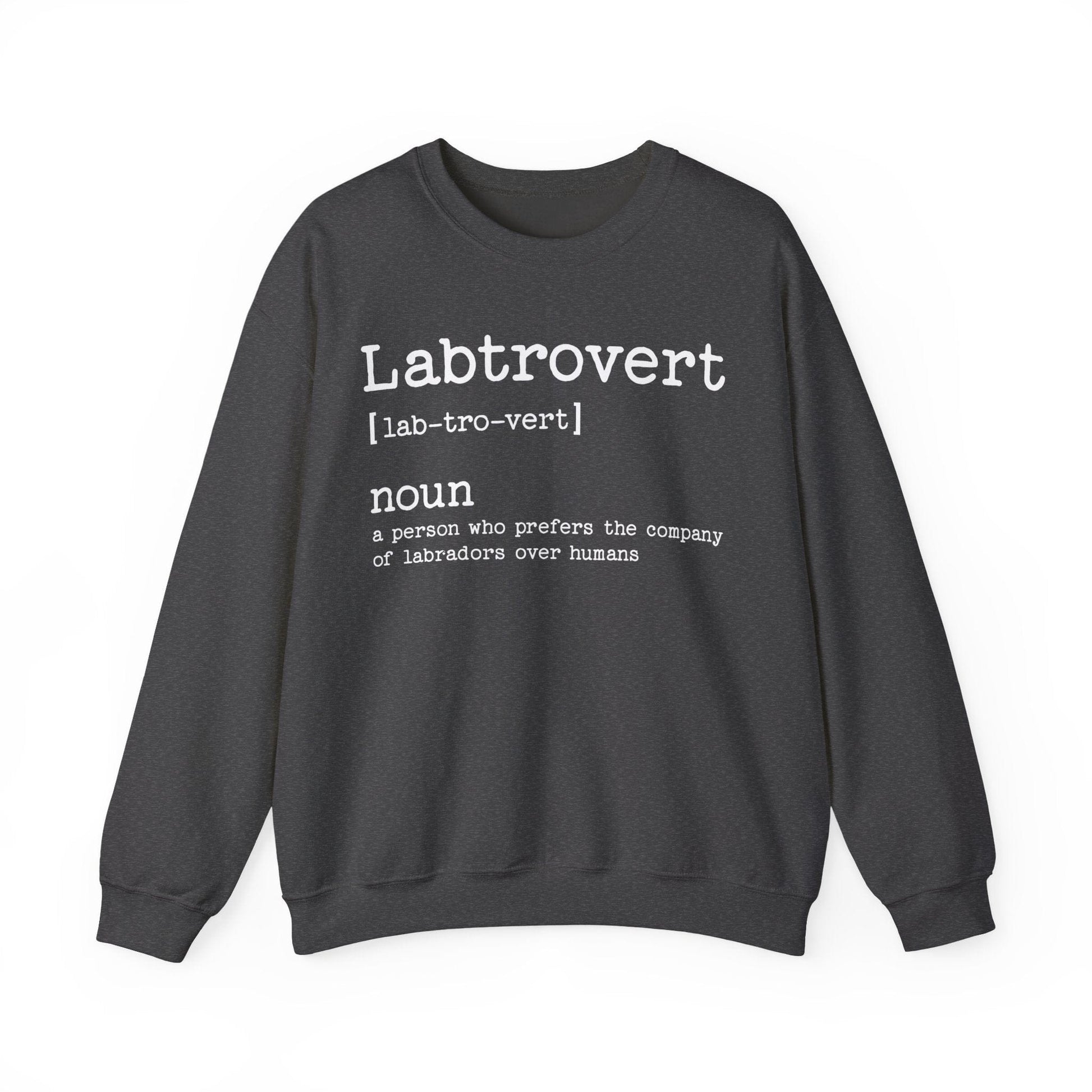 Labtrovert Crewneck Sweatshirt Dark Heather