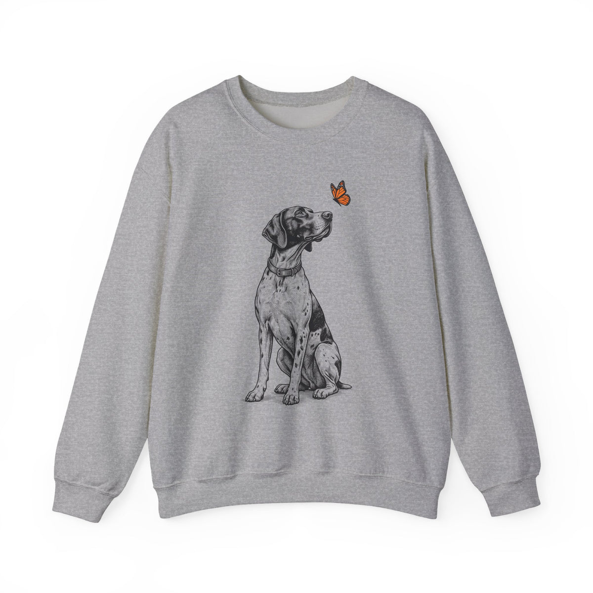 English Pointer Butterfly Crewneck Sweatshirt