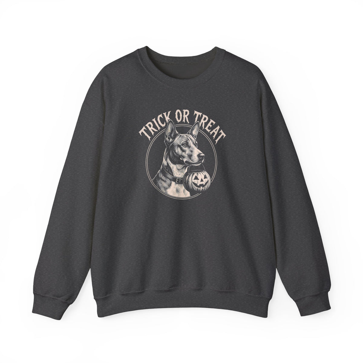 Basenji Trick Or Treat Crewneck Sweatshirt