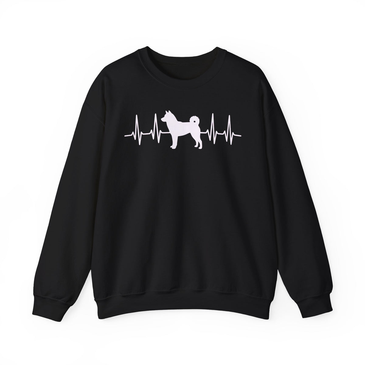 Shiba Inu Heartbeat Crewneck Sweatshirt