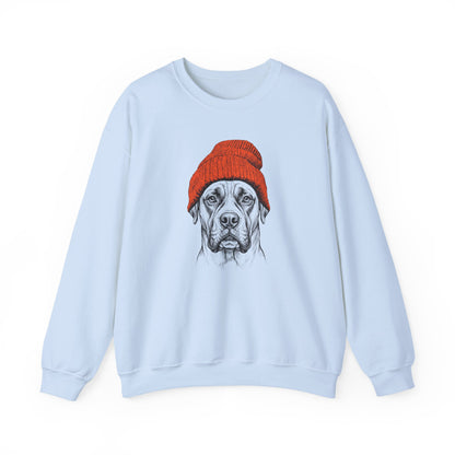 Boxer Beanie Crewneck Sweatshirt