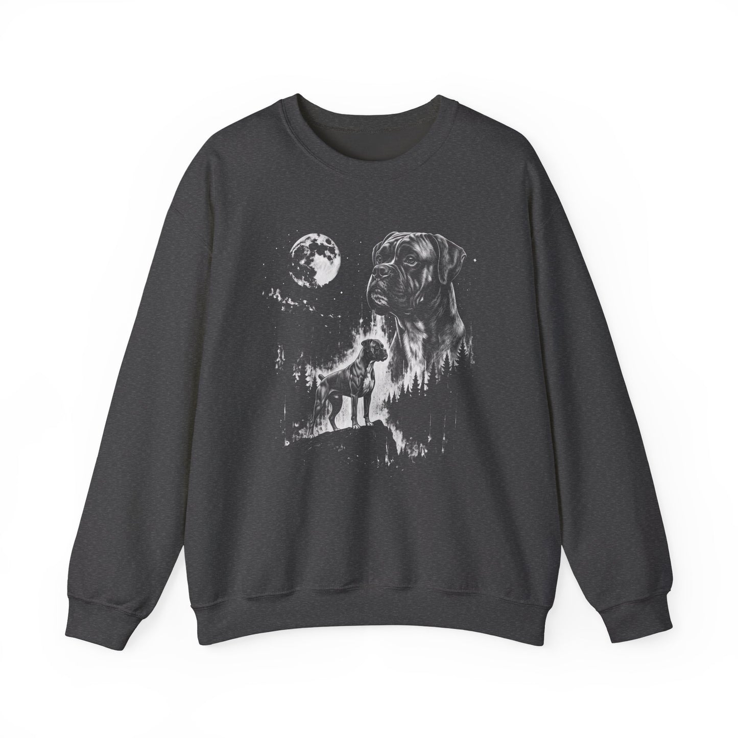 Boxer Moon Crewneck Sweatshirt