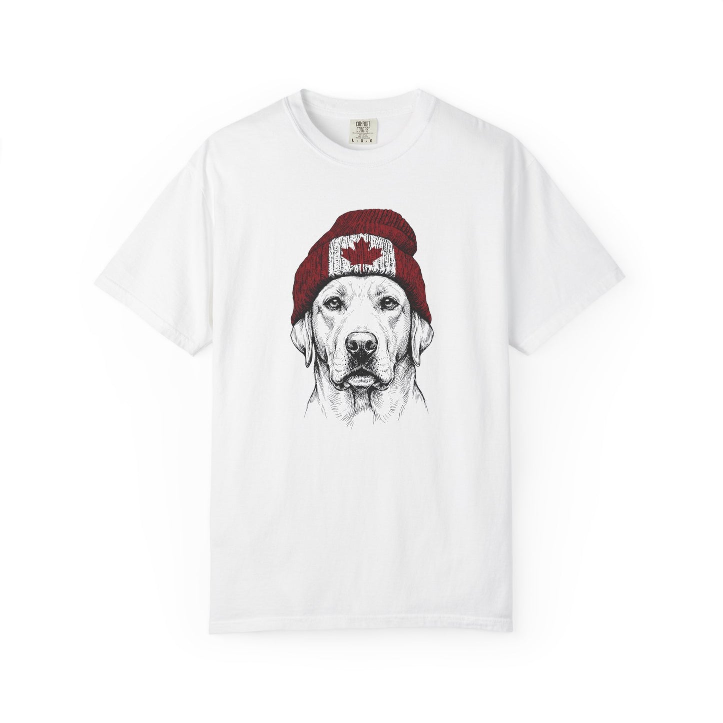 Labrador Canado Beanie Premium Tee