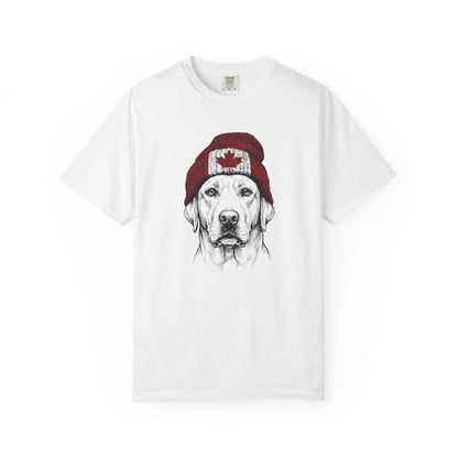 Labrador Canado Beanie Premium Tee