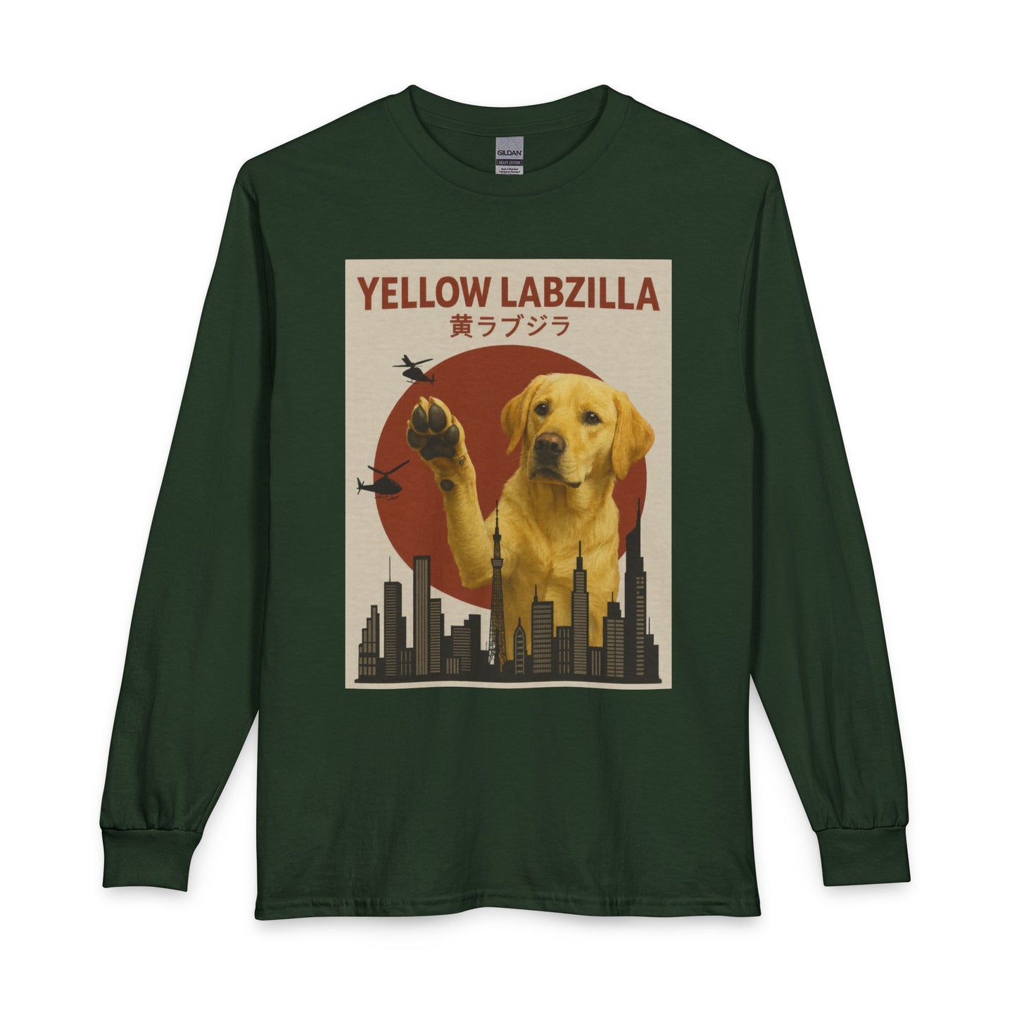Yellow Labzilla Long Sleeve