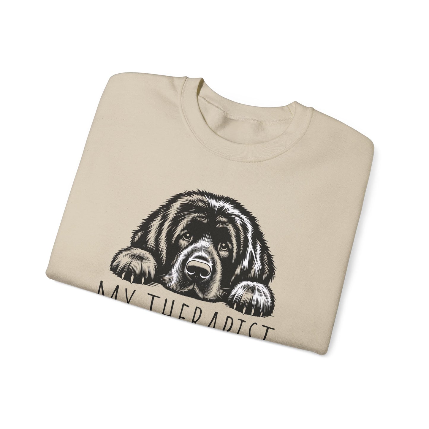 Newfoundland My Therapist Crewneck Sweatshirt