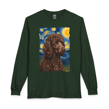Standard Poodle Van Gogh Chocolate Long Sleeve