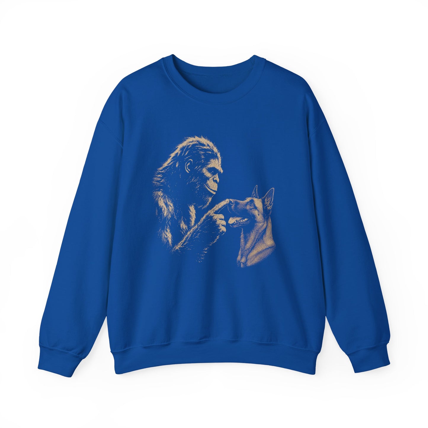 Bigfoot Belgian Malinois Crewneck Sweatshirt