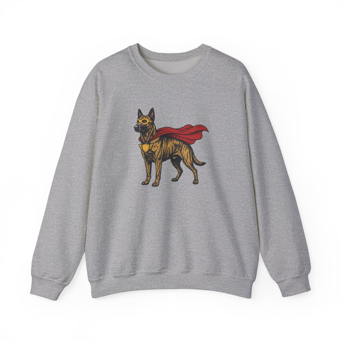 Dutch Shepherd Superhero Crewneck Sweatshirt
