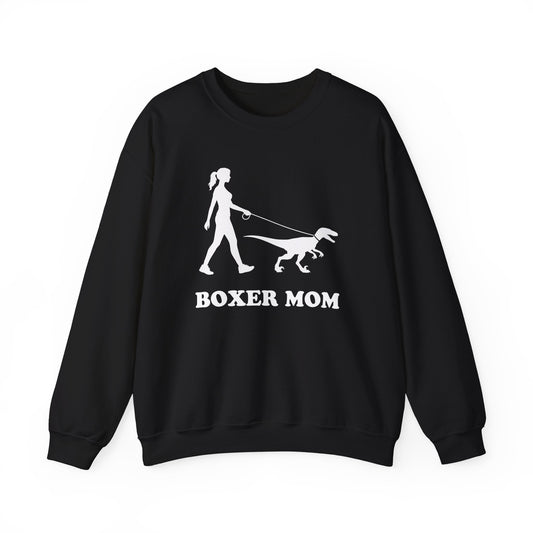 Boxer Mom Crewneck Sweatshirt