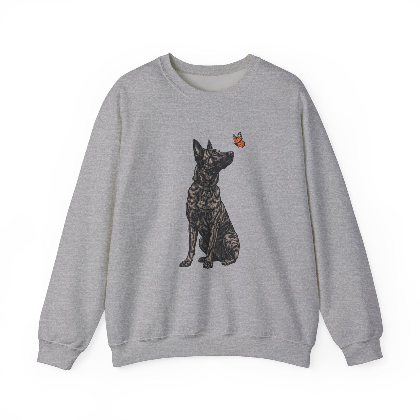 Dutch Shepherd Butterfly Crewneck Sweatshirt