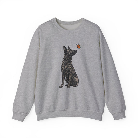 Dutch Shepherd Butterfly Crewneck Sweatshirt