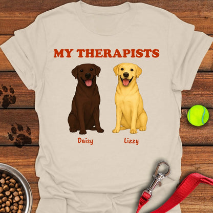 Personalized Therapist Labrador T-Shirt