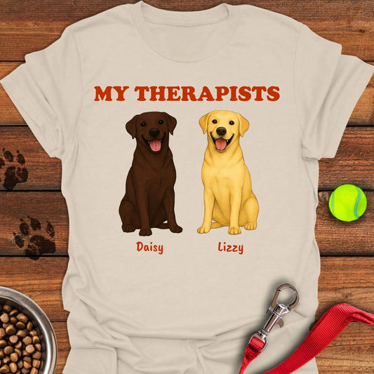 Personalized Therapist Labrador T-Shirt