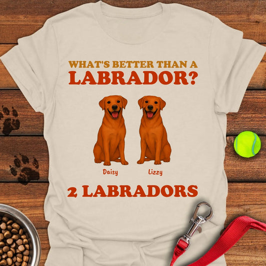Personalized Fox Red Labrador T-Shirt