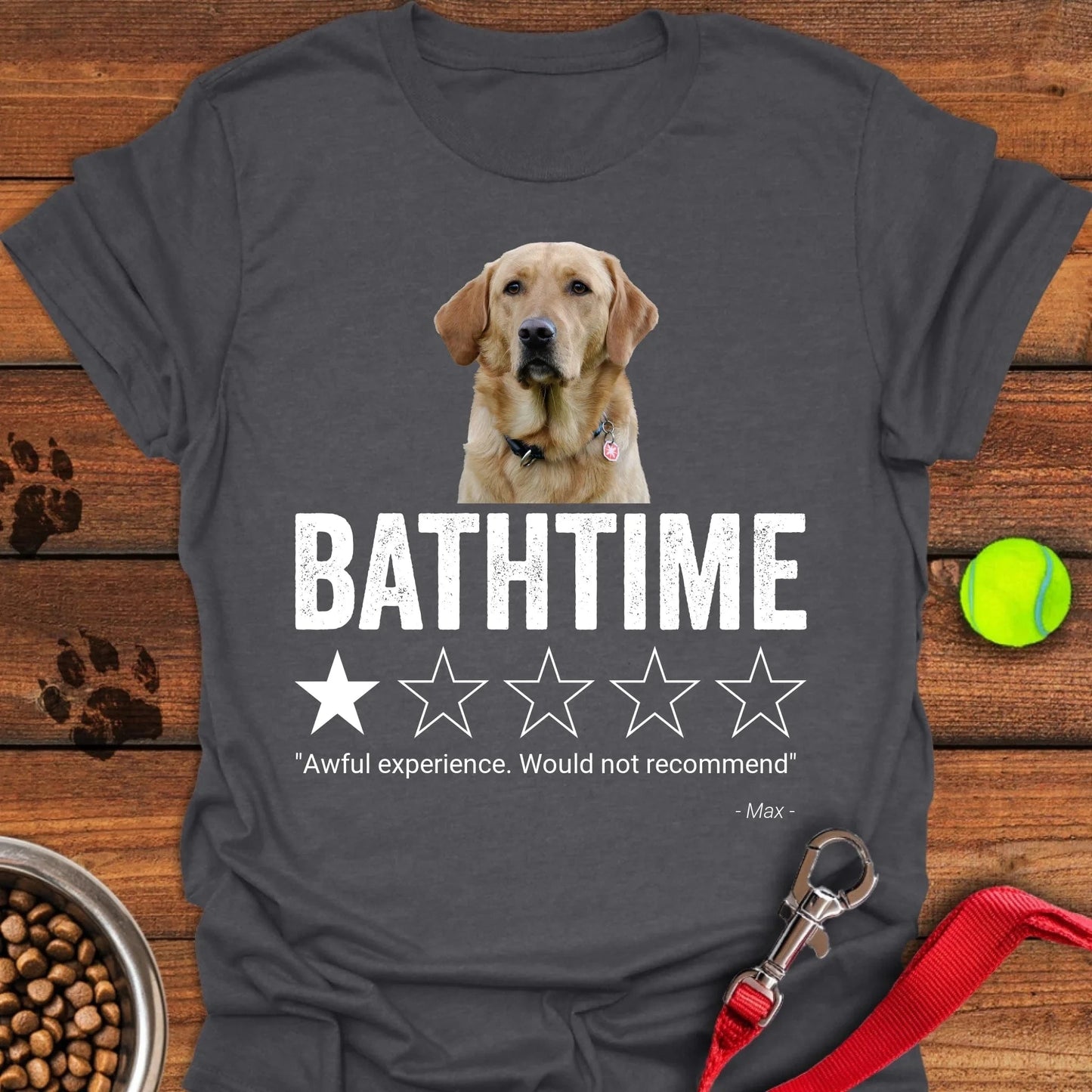 Personalized Bathroom Review Lab T-Shirt Unisex Softstyle T-Shirt Dark Heather