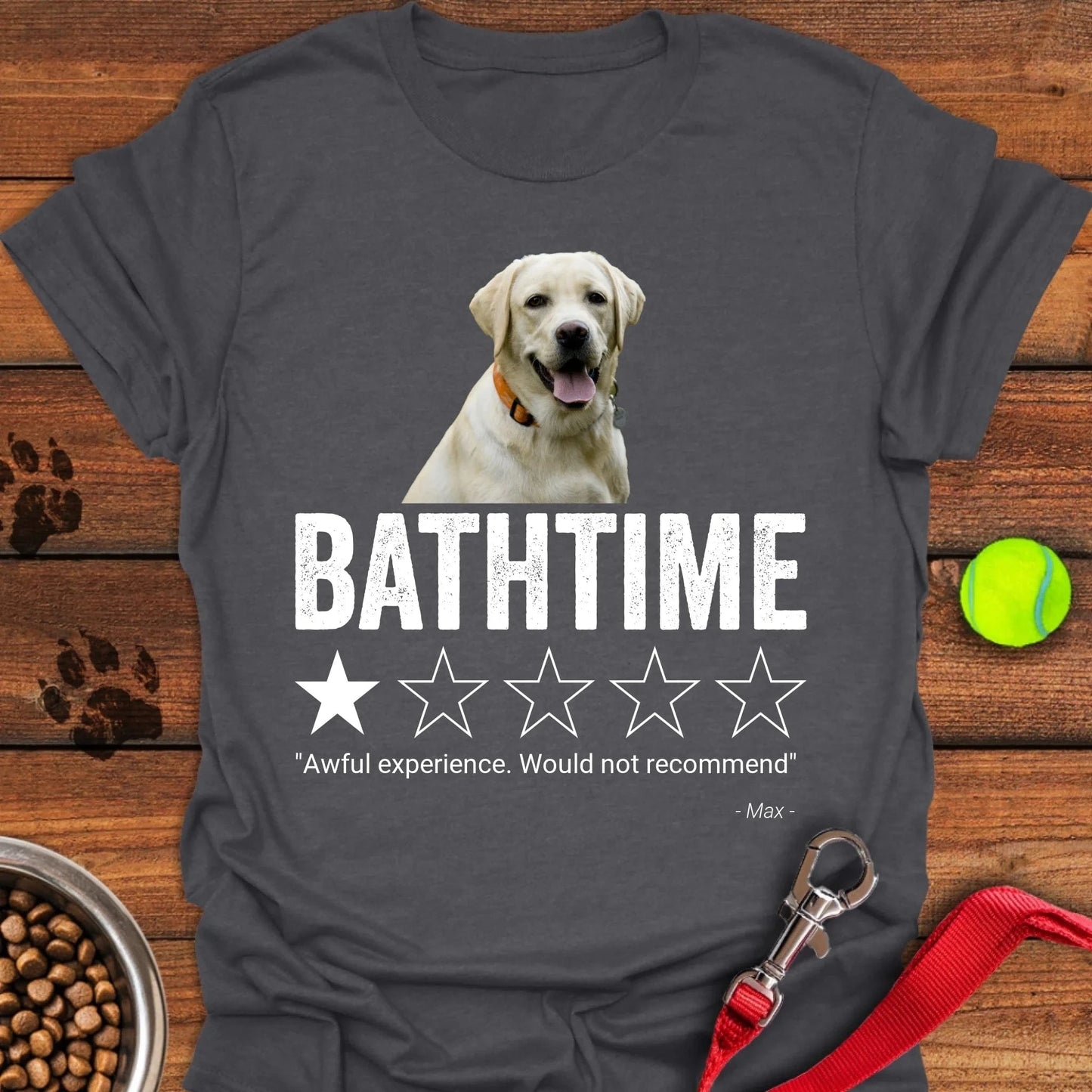 Personalized Bathroom Review Lab Unisex Softstyle T-Shirt Dark Heather