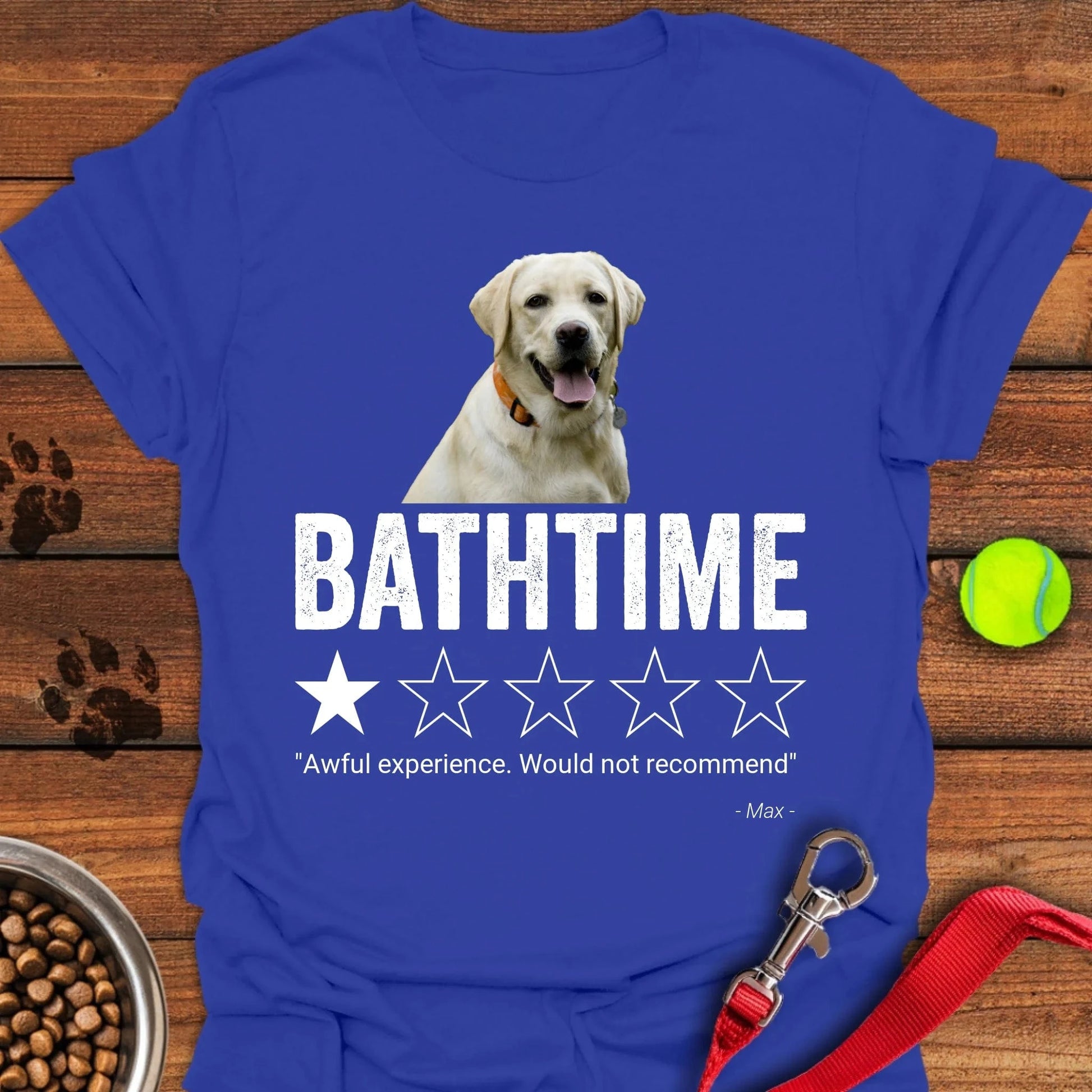 Personalized Bathroom Review Lab Unisex Softstyle T-Shirt Royal