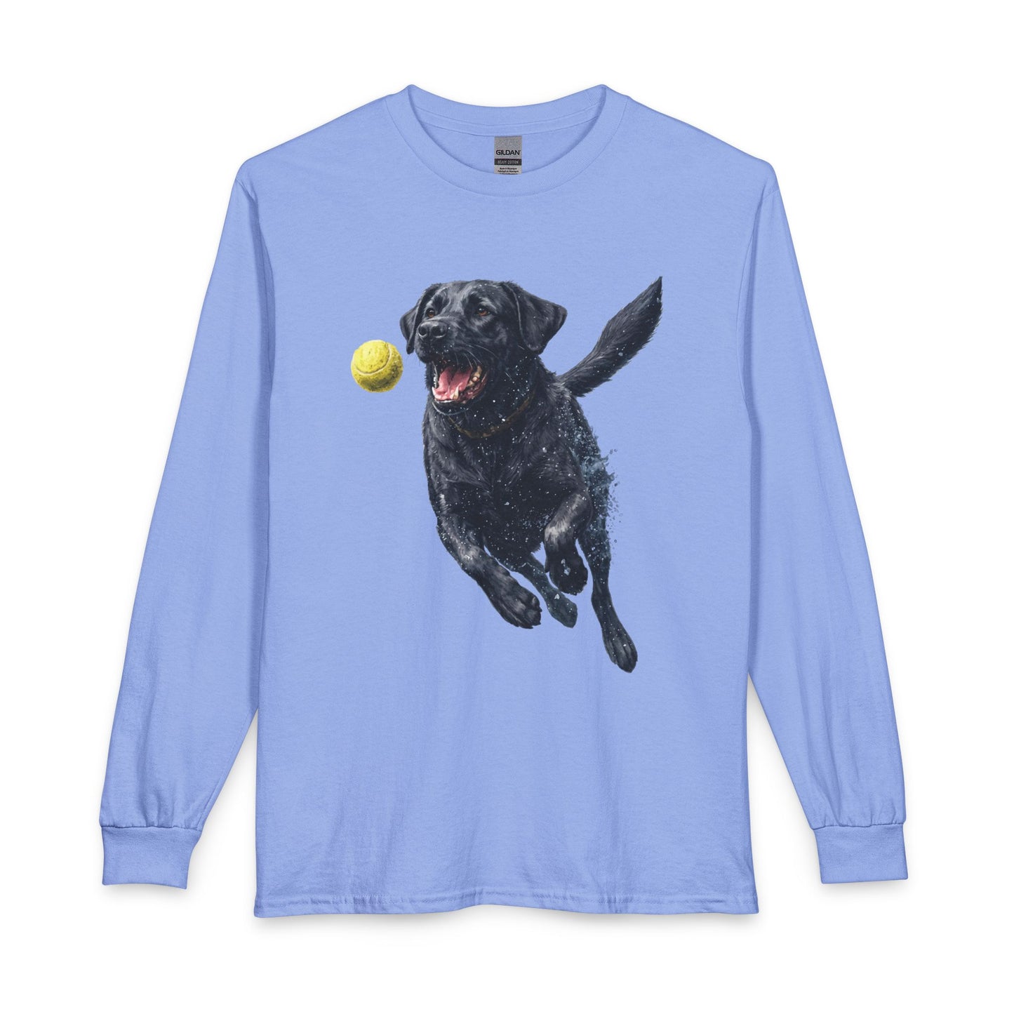 Black Labrador Running Long Sleeve