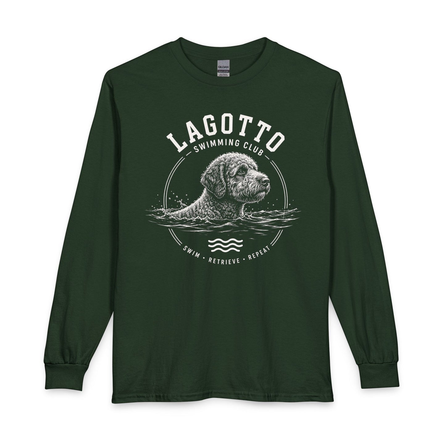 Lagotto Swimming Club Long Sleeve Forest Green
