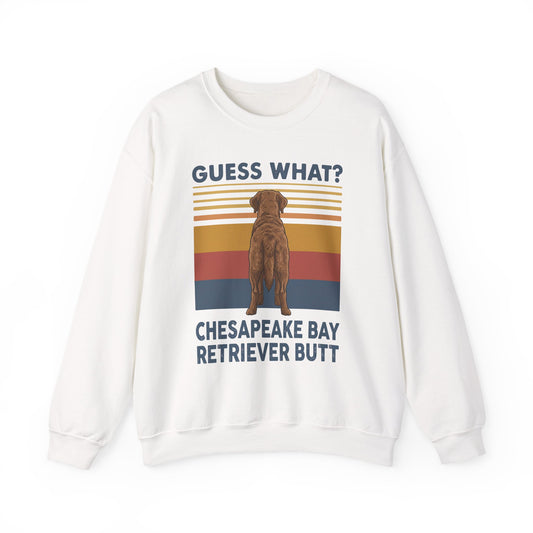 Chesapeake Bay Retriever Guess What Crewneck Sweatshirt