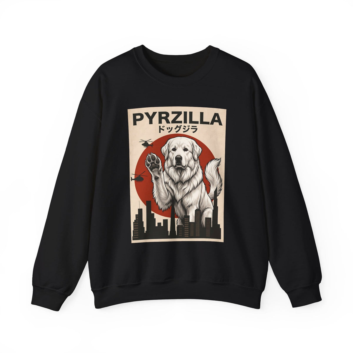 Great Pyrenees Pyrzilla Crewneck Sweatshirt
