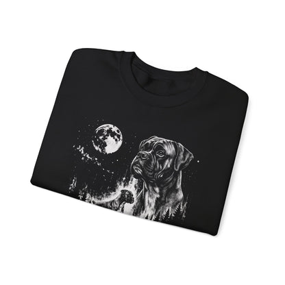 Boxer Moon Crewneck Sweatshirt