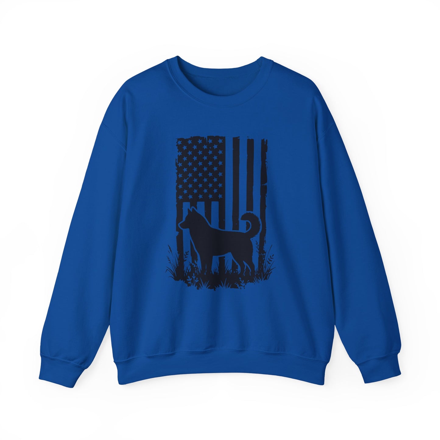 Husky USA Crewneck Sweatshirt Royal
