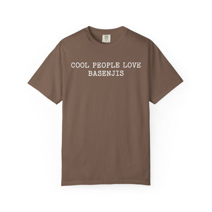 Cool People Love Basenjis Premium Tee