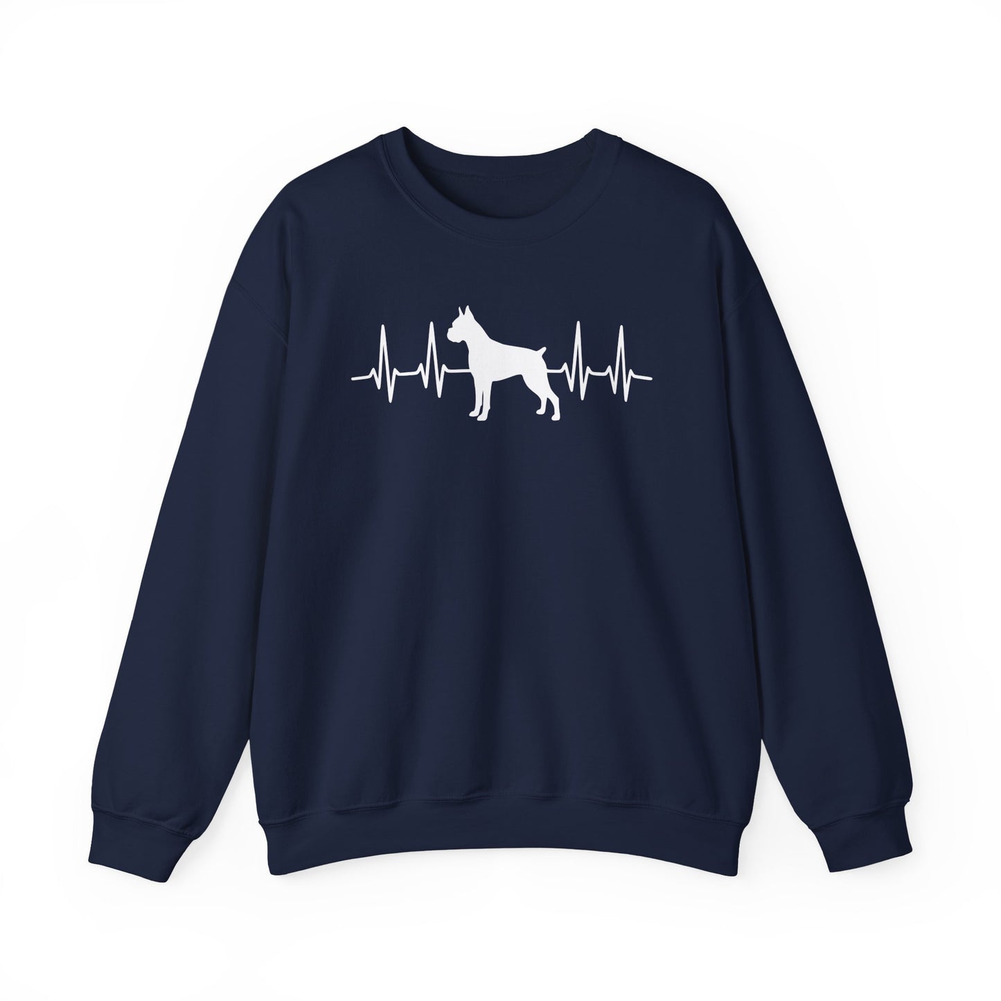 Boxer Heartbeat Crewneck Sweatshirt