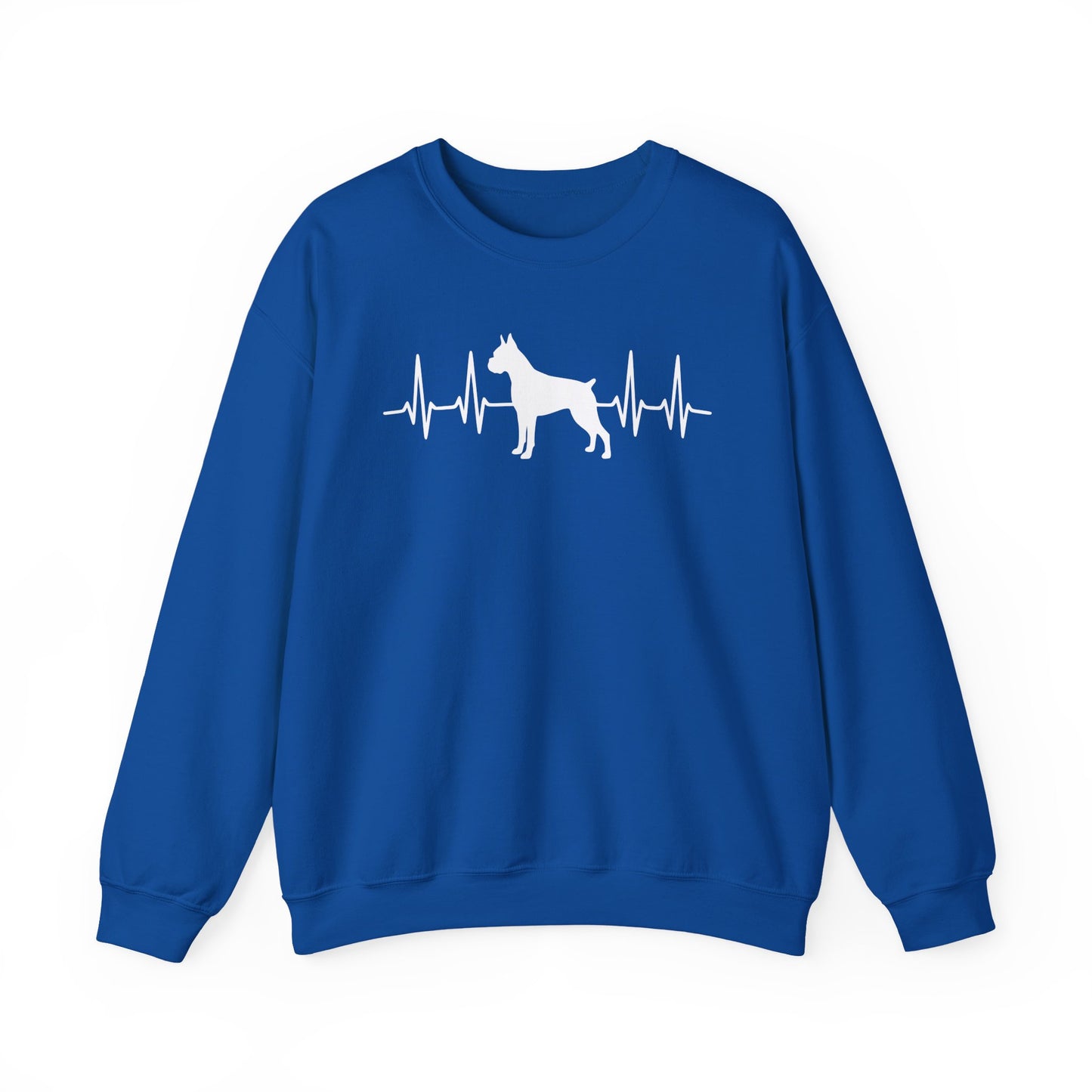 Boxer Heartbeat Crewneck Sweatshirt