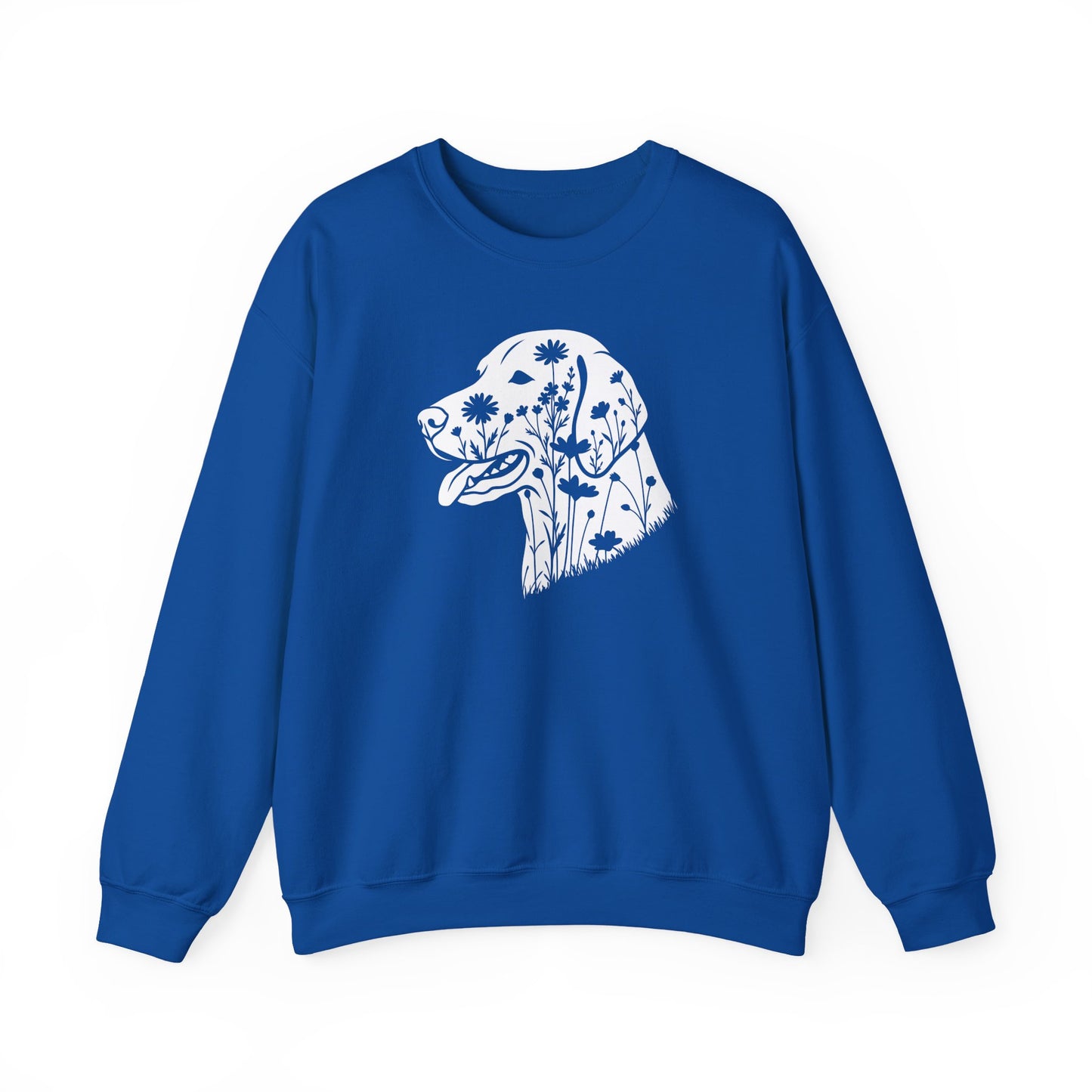 Vizsla Flowers Crewneck Sweatshirt