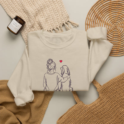 Irish Setter Hug Crewneck Sweatshirt