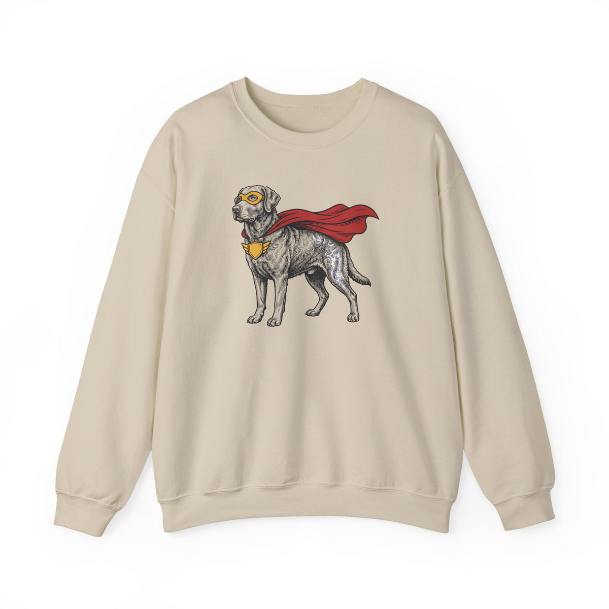 Chesapeake Bay Retriever Superhero Crewneck Sweatshirt