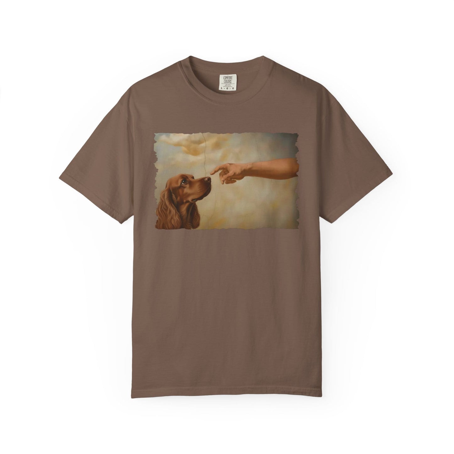 God Creates Red Cocker Spaniel Premium Tee