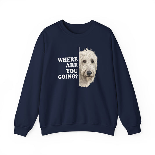 Irish Wolfhound Alert Crewneck Sweatshirt