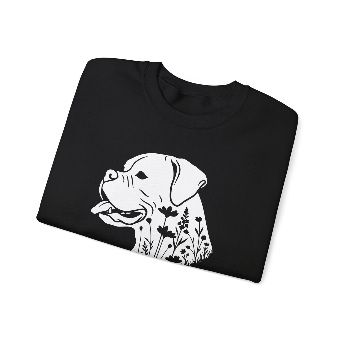 Boxer Flowers Crewneck Sweatshirt