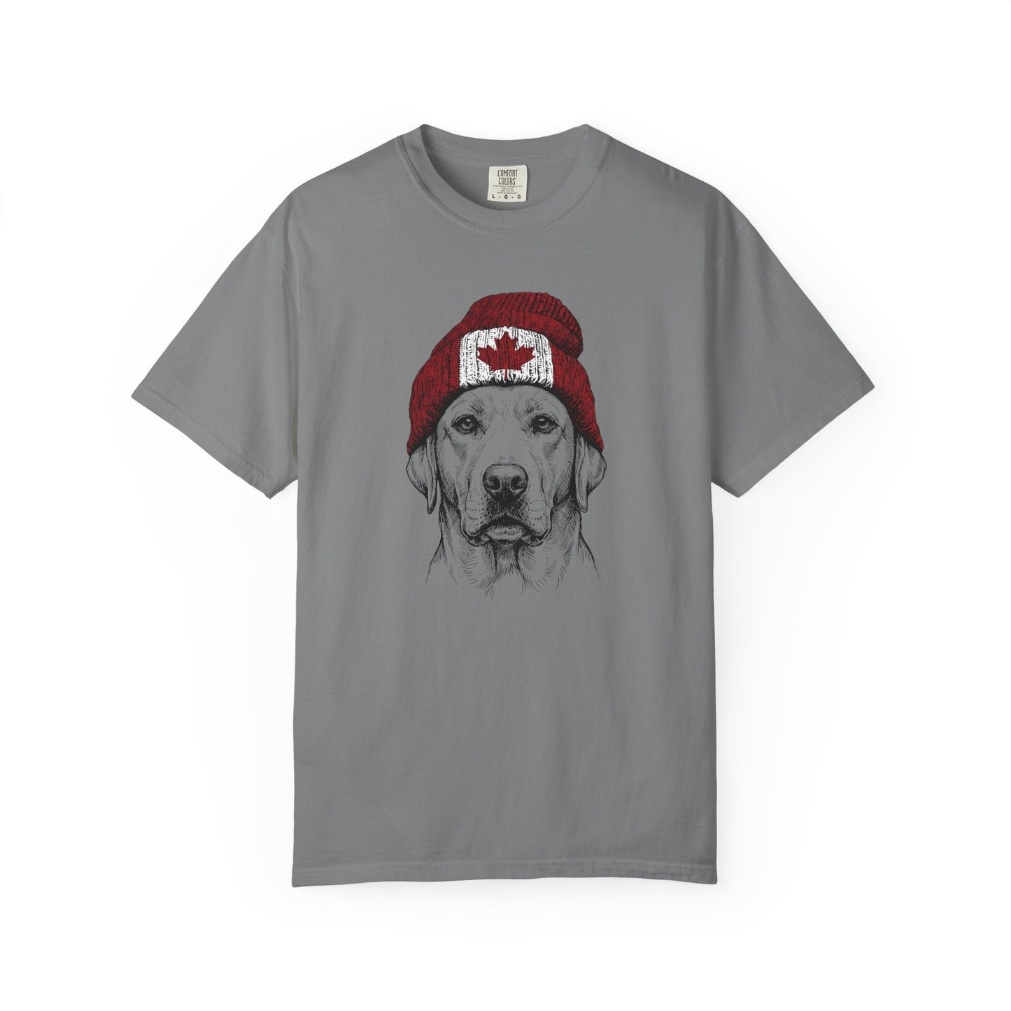 Labrador Canado Beanie Premium Tee