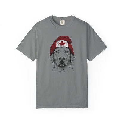 Labrador Canado Beanie Premium Tee